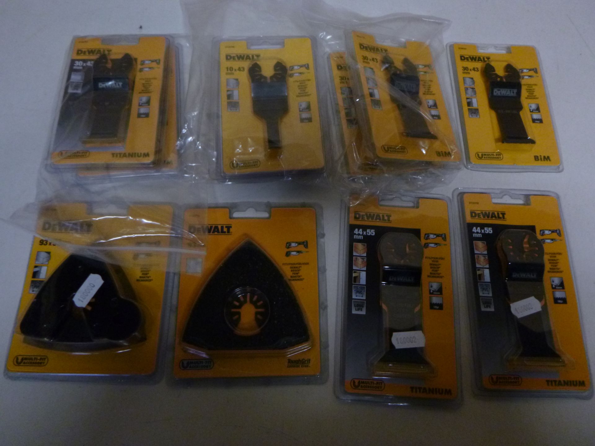 11 x Various DeWALT accessories, as listed | RRP £ 178.49