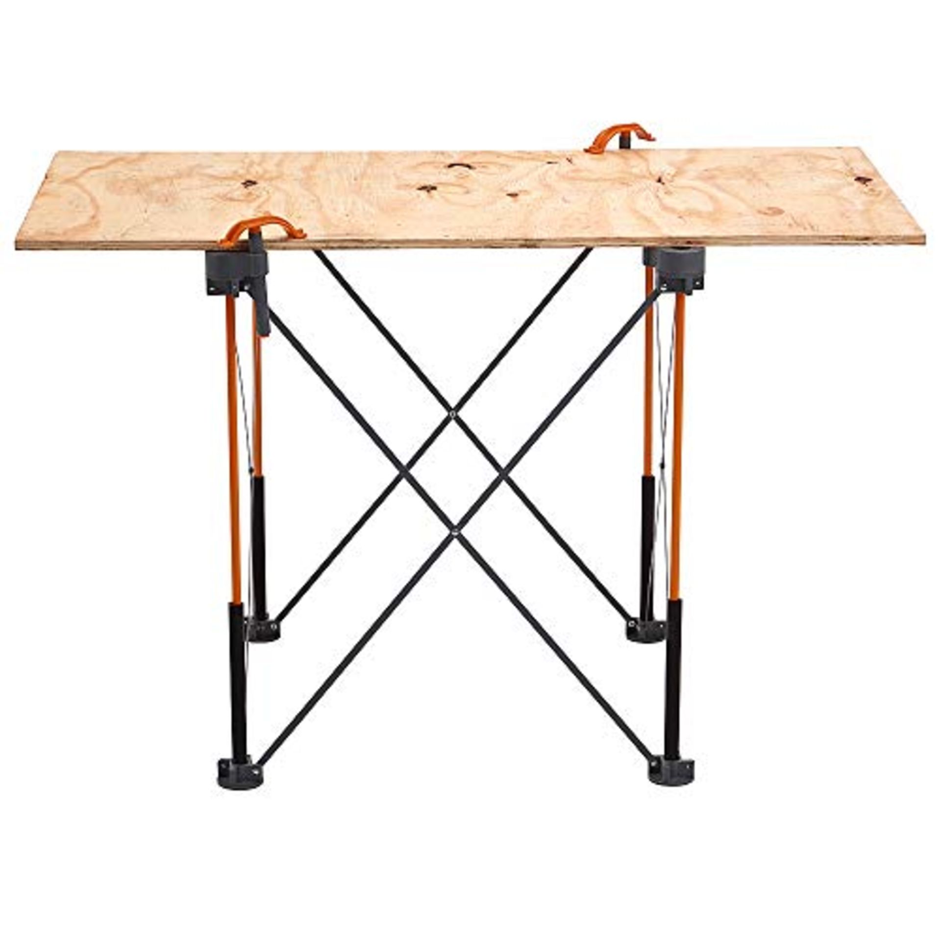 1 x Bora Centipede 2' x 2' Work Support Sawhorse, 4 x-Cups, 2 Quick Clamps, C/S Bag, CK4S | EAN: 087 - Image 4 of 8