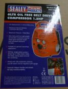 1 x Sealey SAC106B 6ltr Oil Free Belt Drive Compressor 1.5hp | EAN: 5051747794276 | RRP £227.94