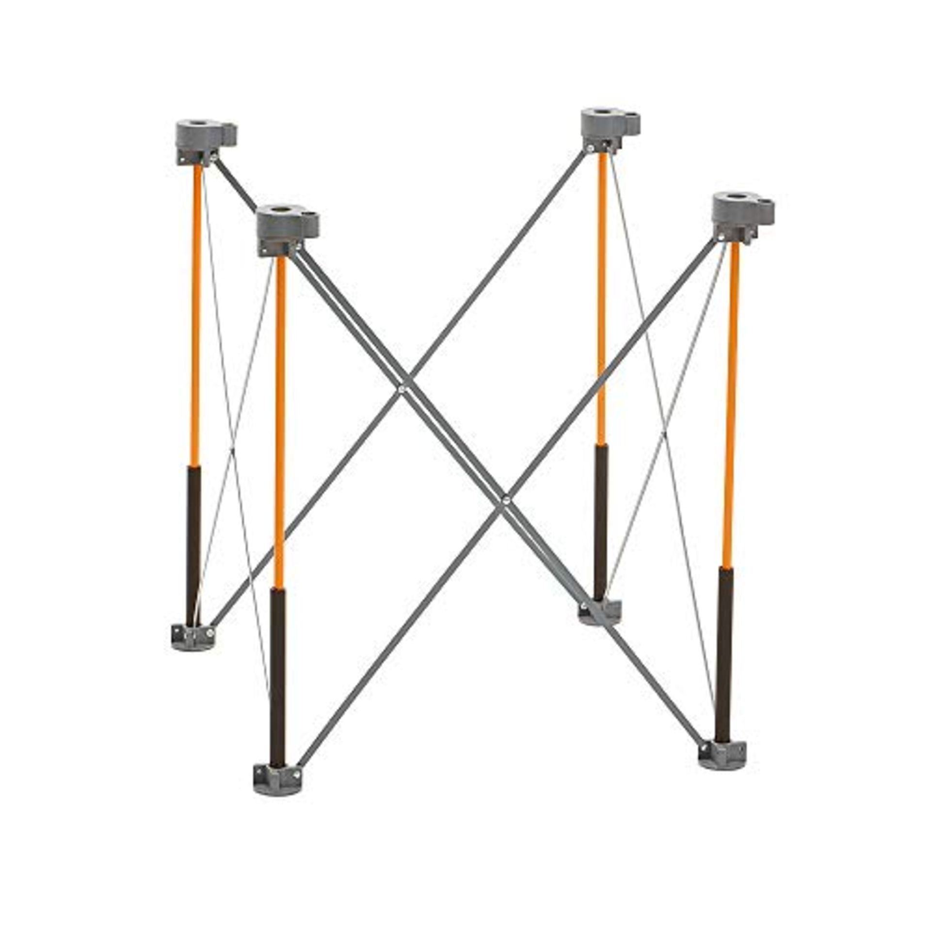 1 x Bora Centipede 2' x 2' Work Support Sawhorse, 4 x-Cups, 2 Quick Clamps, C/S Bag, CK4S | EAN: 087