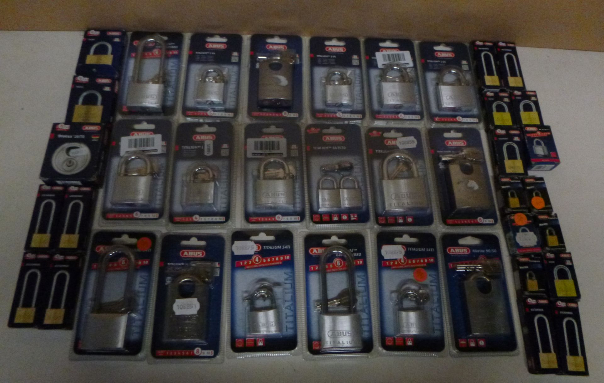 39 x Variety size padlocks see photos | RRP £195