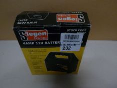 1 x Siegen Sealey S0547 Battery Charger, 12/230 V, 4 A | EAN: 5024209782883 | RRP £19