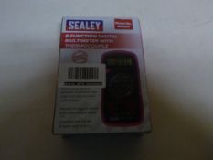 1 x Sealey MM20P 8 Function Digital Multimeter with Thermocouple-Pink | EAN: 5054511107296 | RRP £14