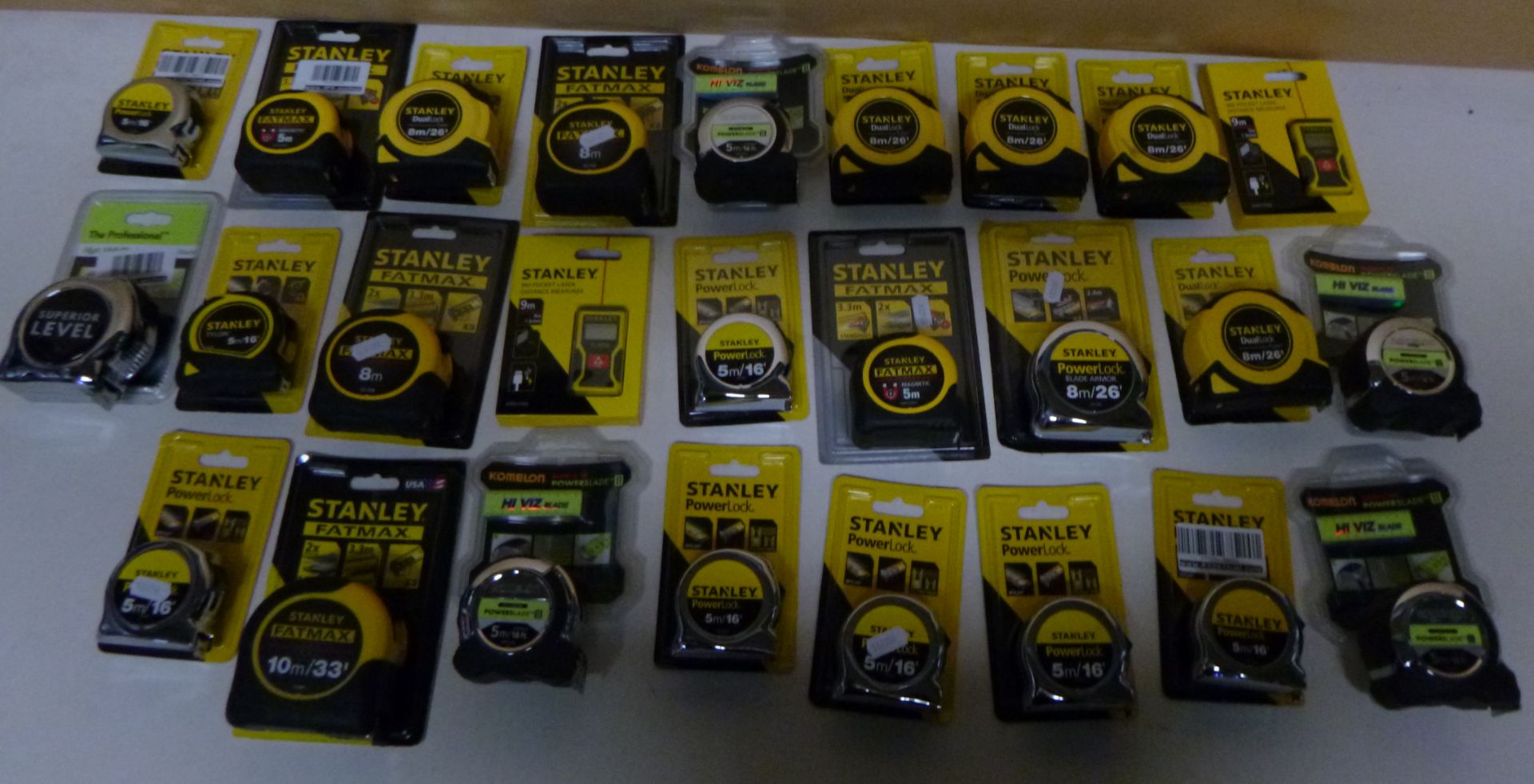 26 x Measuring tape bundle, as listed | RRP £ 410.63