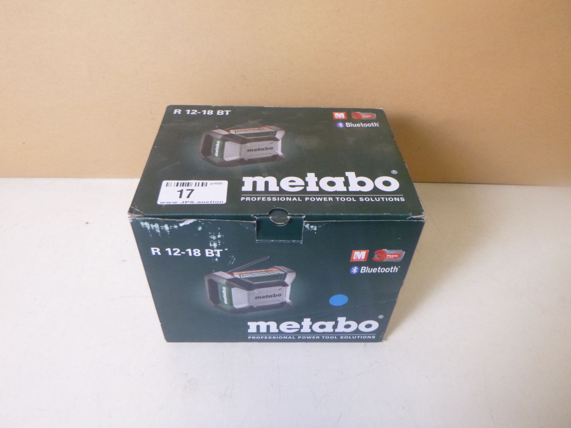 1 x Metabo R 12-18 BT (600777380) Cordless Worksite Radio (Bare Unit) | EAN: 4007430336576 | RRP £54