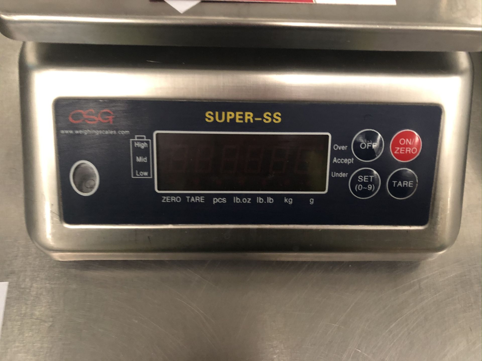 CSG ACS-SS-6 Digital Weighing Scales - Bild 3 aus 4