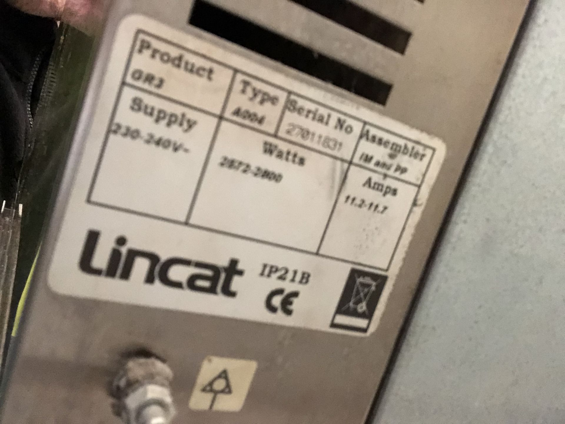 Lincat GR3 Electric Counter-Top Salamander Grill - Bild 3 aus 3