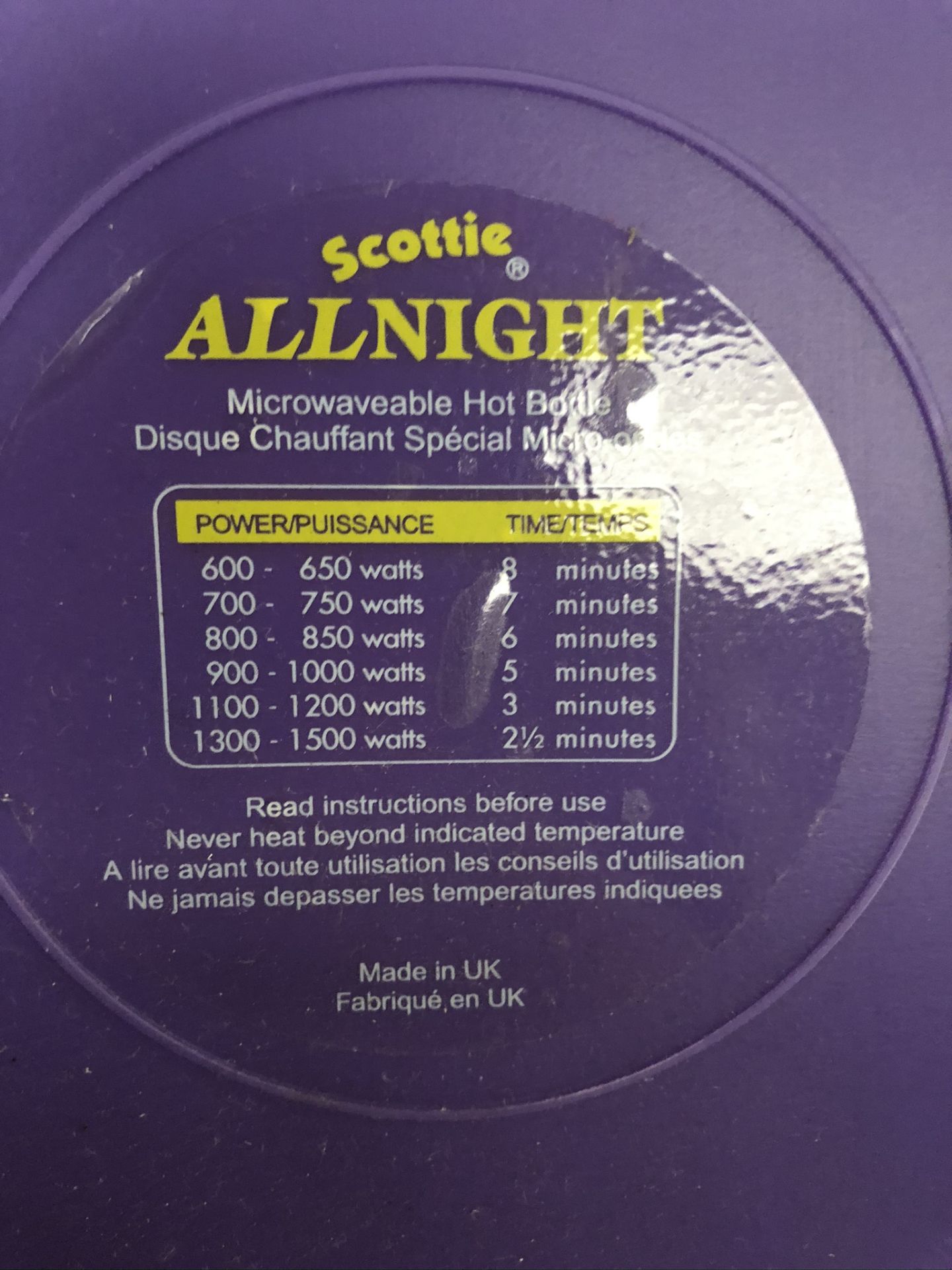 12 x Scottie AllNight Microwaveable Hot Bottles - Bild 3 aus 3