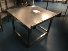 Stainless Steel Preparation Table | 70cm x 70cm x 60cm