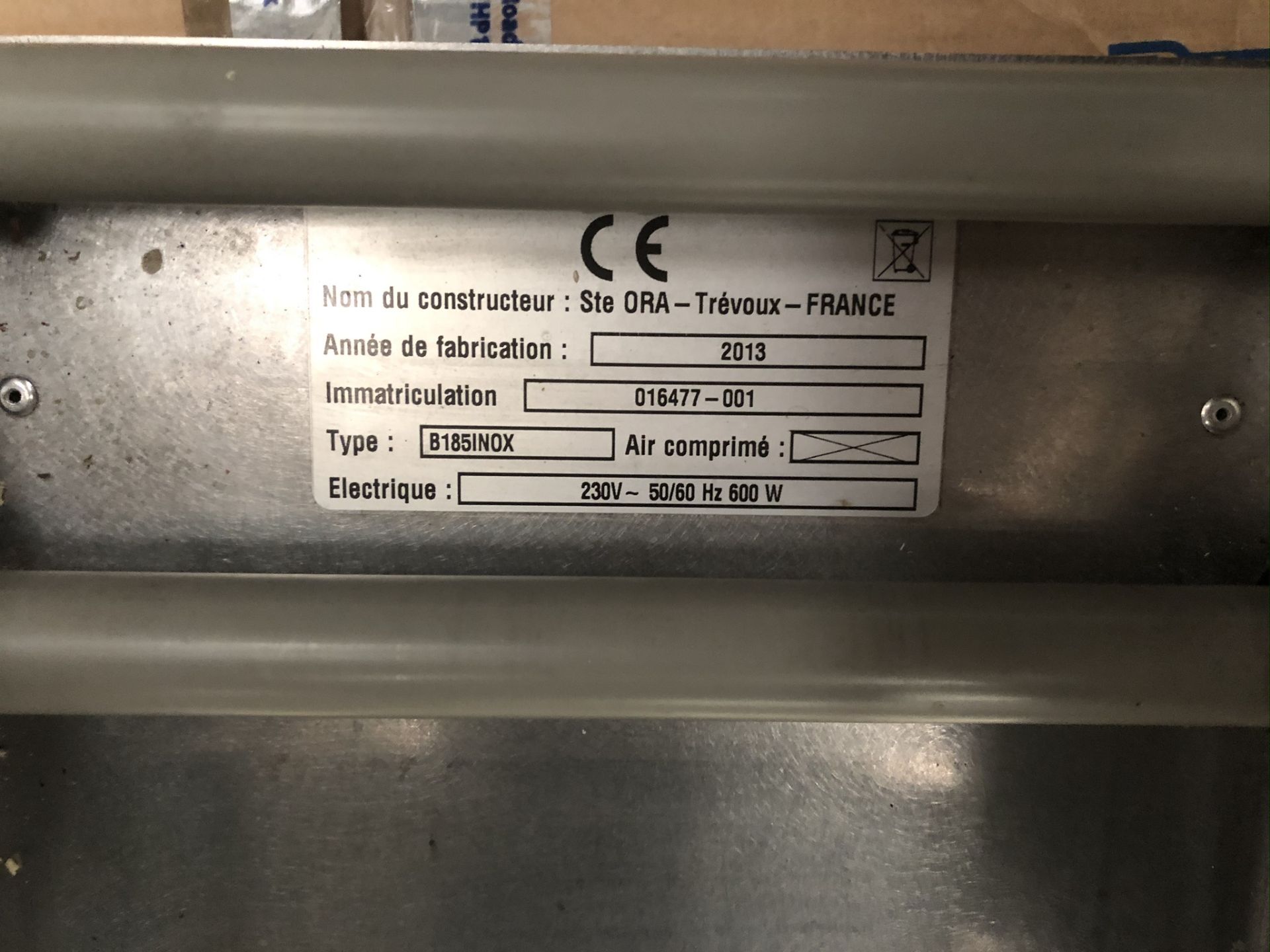 ORA B185 Manual Tray Sealing Machine w/ Plates, Containers & Foil - Image 3 of 4