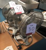 3 x Honeywell HT-216E Electric Cooling Fans