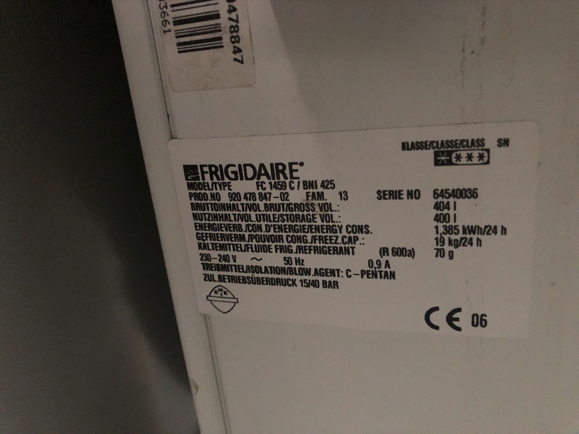 Frigidaire FC404C/BNi425 Chest Freezer - Image 4 of 4