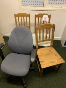 3 x Various Office Chairs