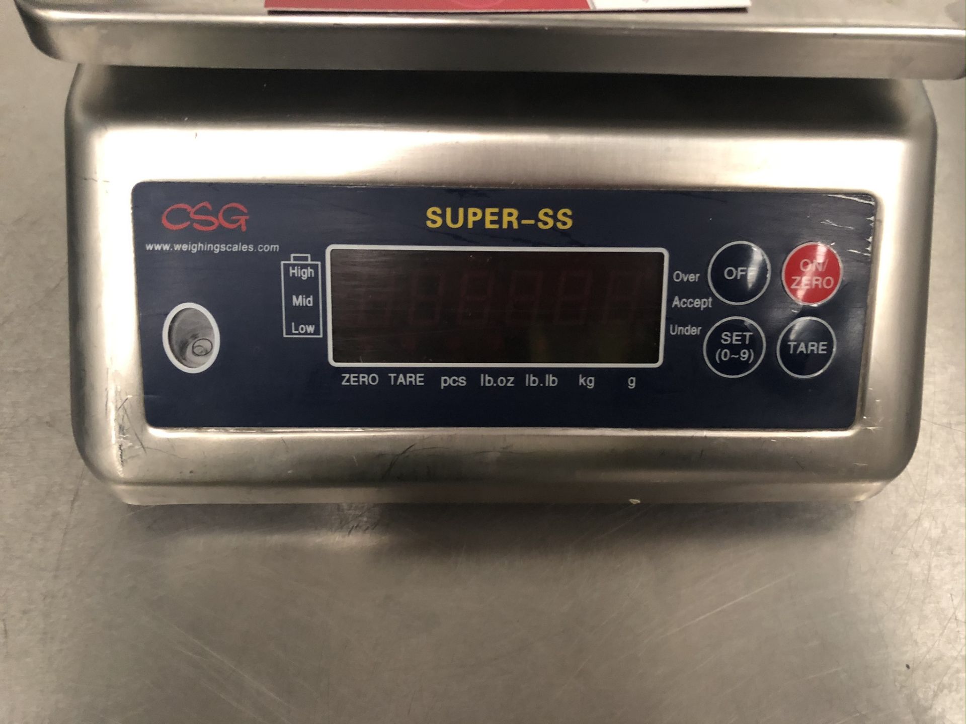 CSG ACS-SS-15 Digital Weighing Scales - Image 2 of 3