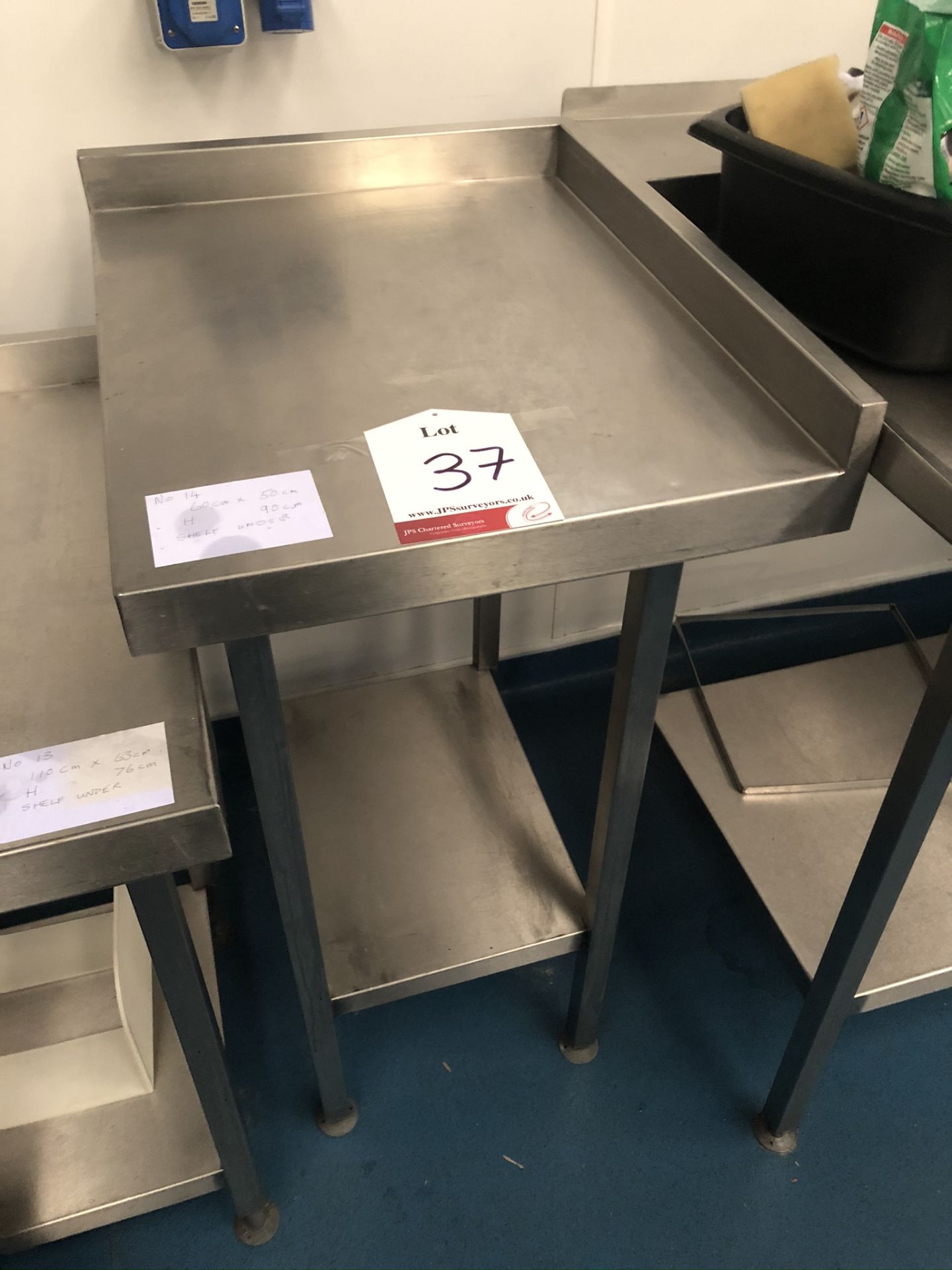 Stainless Steel Preparation Table w/ Undershelf | 60cm x 50cm x 90cm