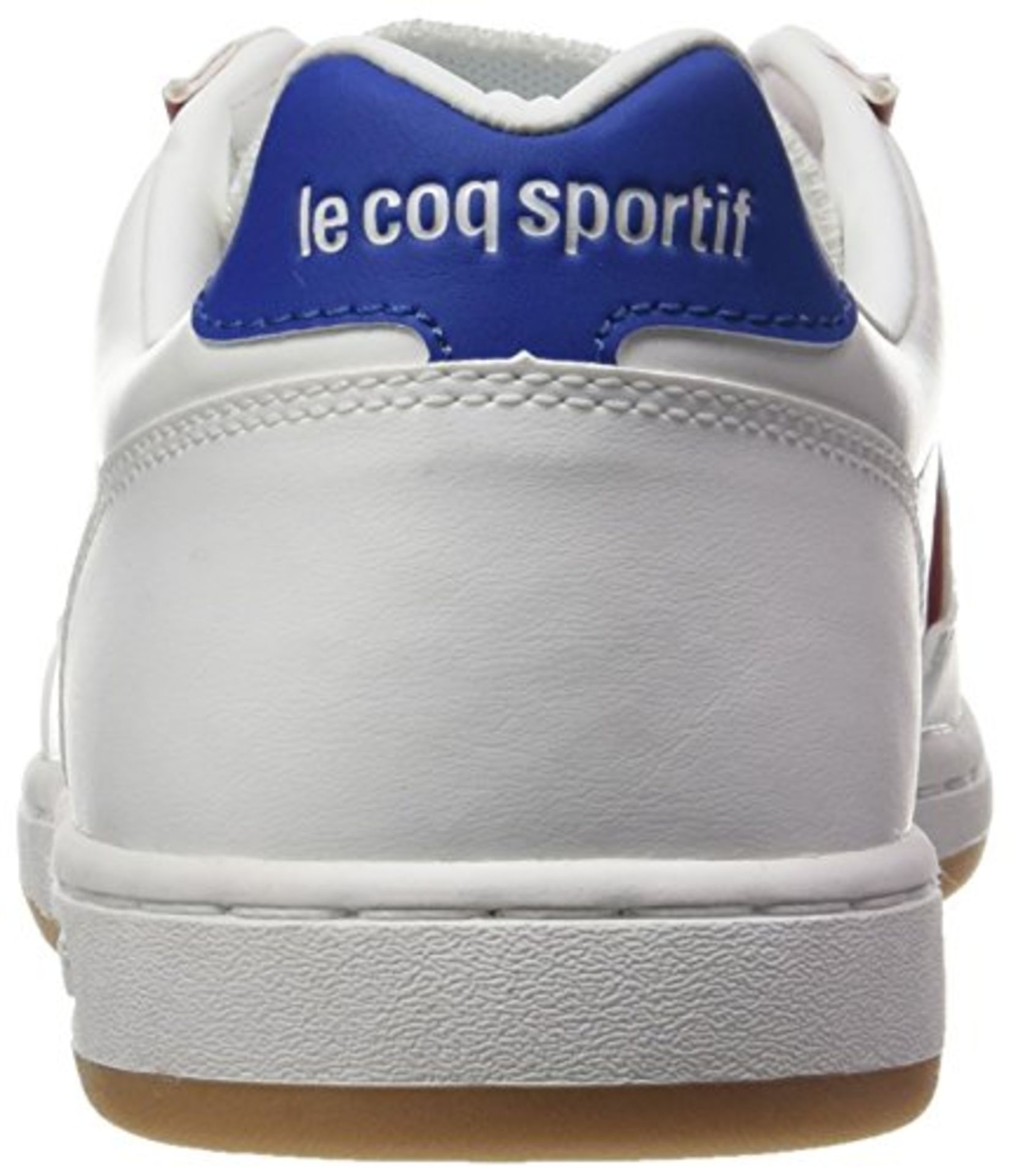 1 x Le Coq Sportif Unisex Adults' Icons Lea Sport Gum Bass Trainers, (Optical White/Classic), 8 UK 1