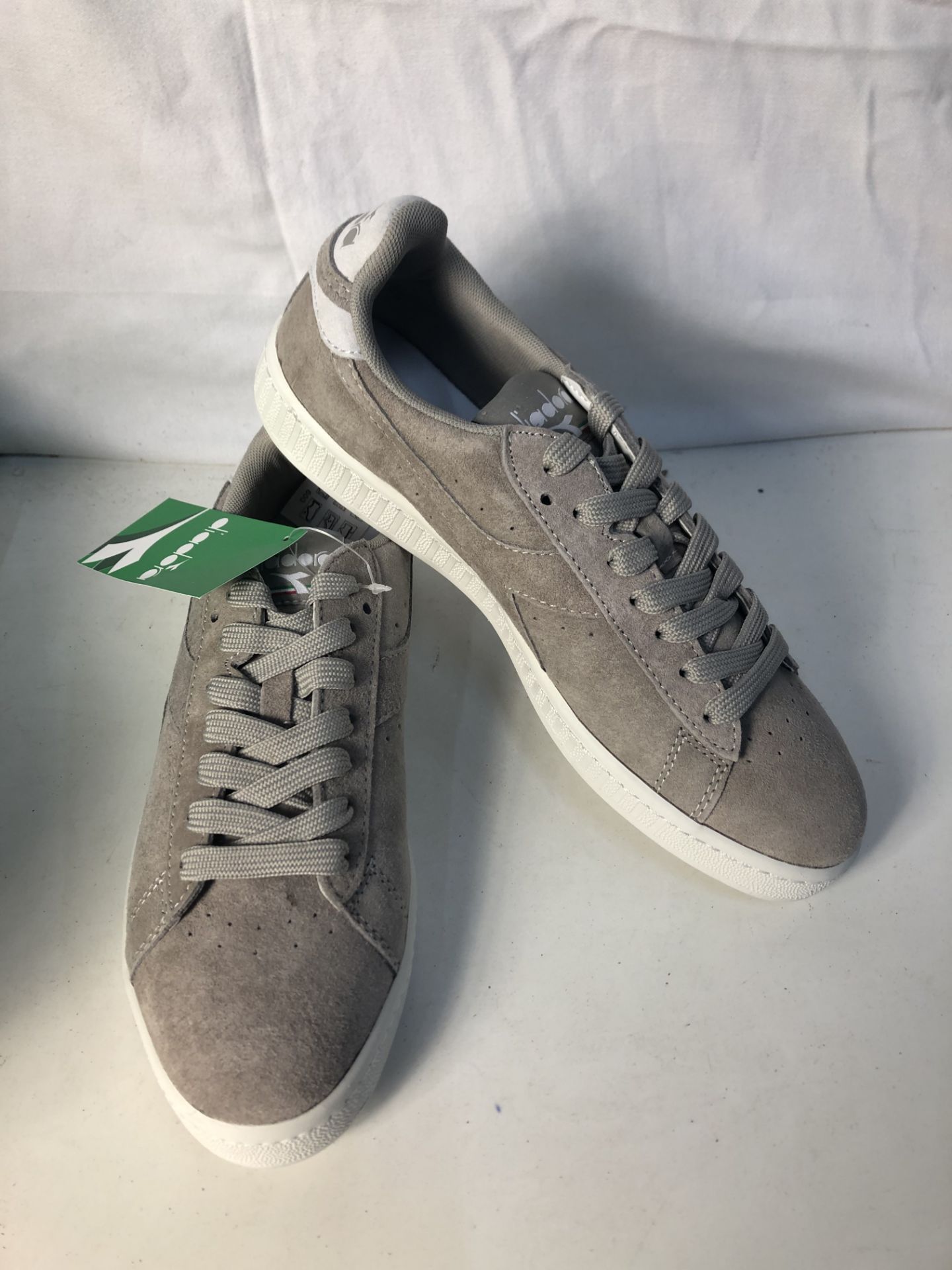 1 x Diadora Unisex Adults' Game S Sneaker Low Neck, Grey (Grigio Argento), 7 UK 171832-75025 Size: - Image 2 of 3