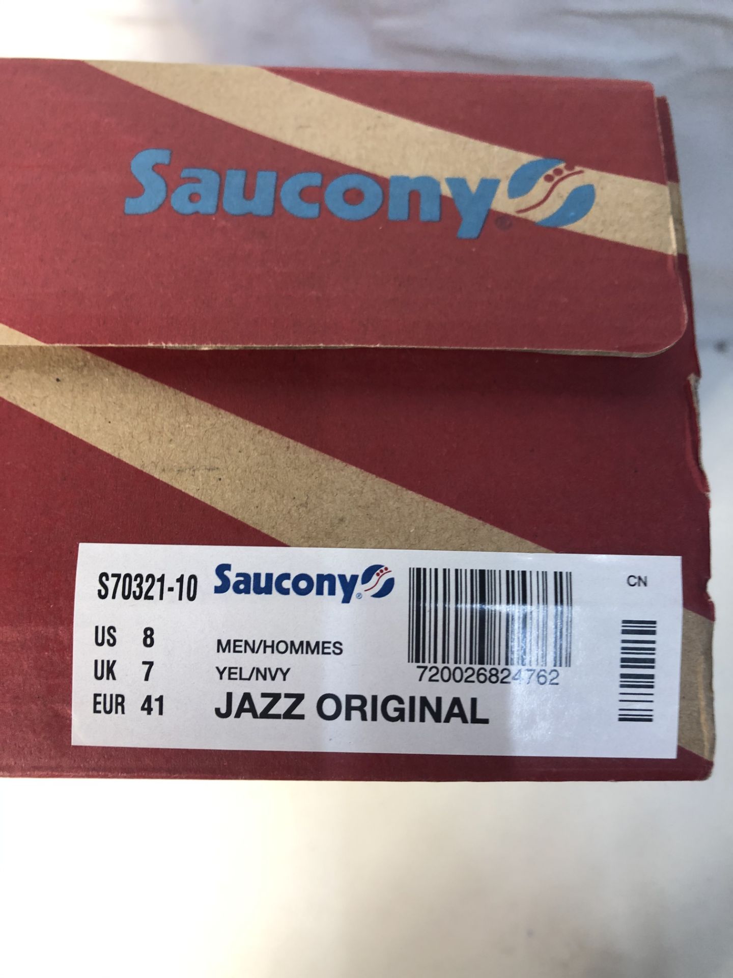1 x Saucony Sneaker Jazz Original Vintage Yellow 41 Yellow - Image 2 of 2