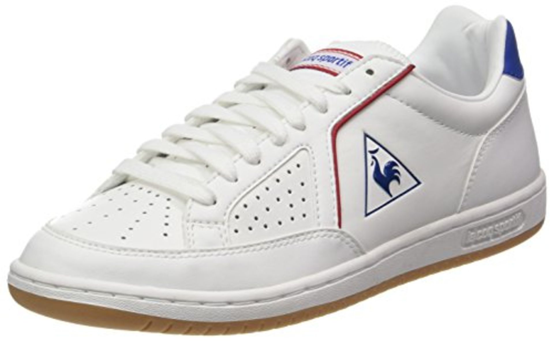 1 x Le Coq Sportif Unisex Adults' Icons Lea Sport Gum Bass Trainers, (Optical White/Classic), 8 UK 1 - Image 8 of 8