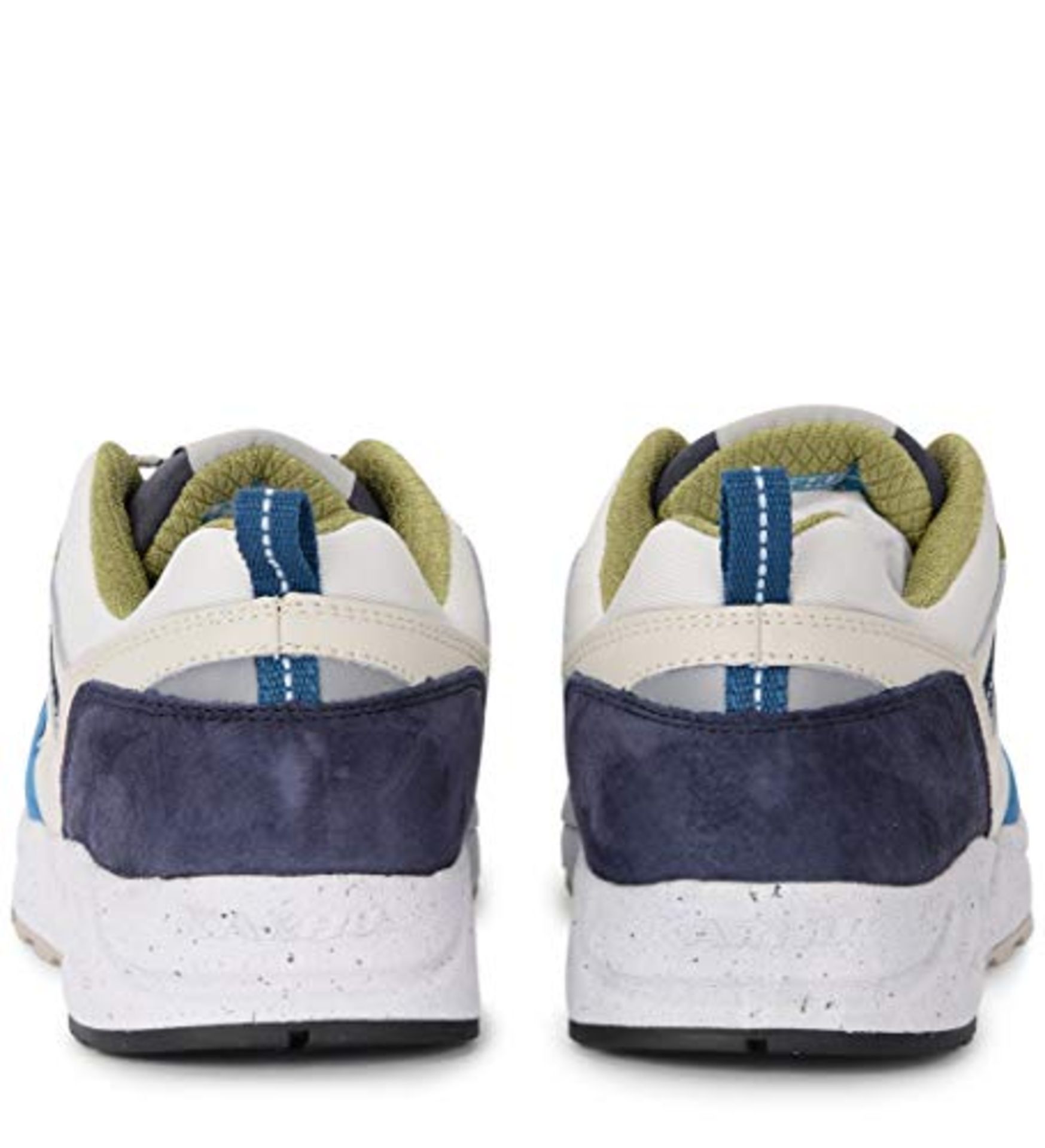 1 x Karhu Men's Sneaker Fusion 2.0 in Pelle E Nylon Bianchi E Suede Blu 8(US) -7(UK) Multicolour Si - Image 3 of 4