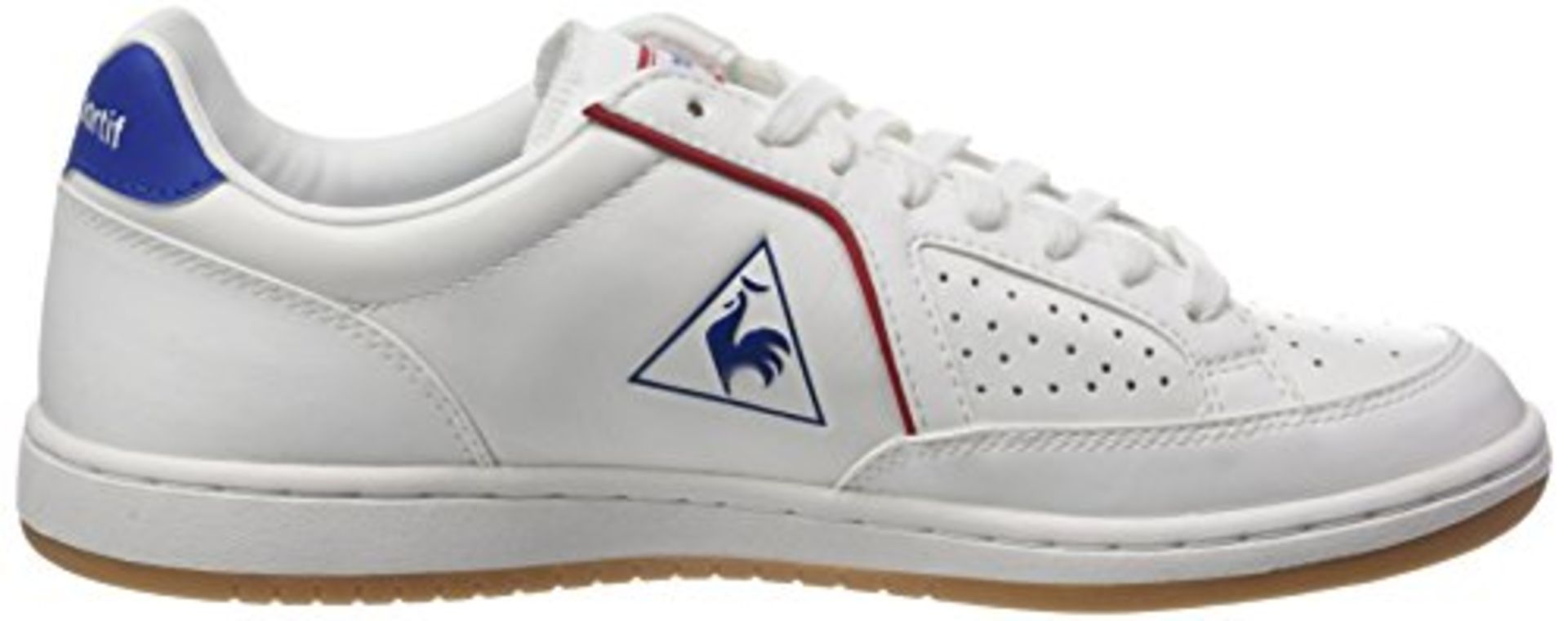 1 x Le Coq Sportif Unisex Adults' Icons Lea Sport Gum Bass Trainers, (Optical White/Classic), 8 UK 1 - Image 5 of 8