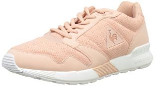 1 x Le Coq Sportif Women's Omega X W Reflective Low-Top Sneakers, Pink Rose Cloud, 38 EU 1710749 Si