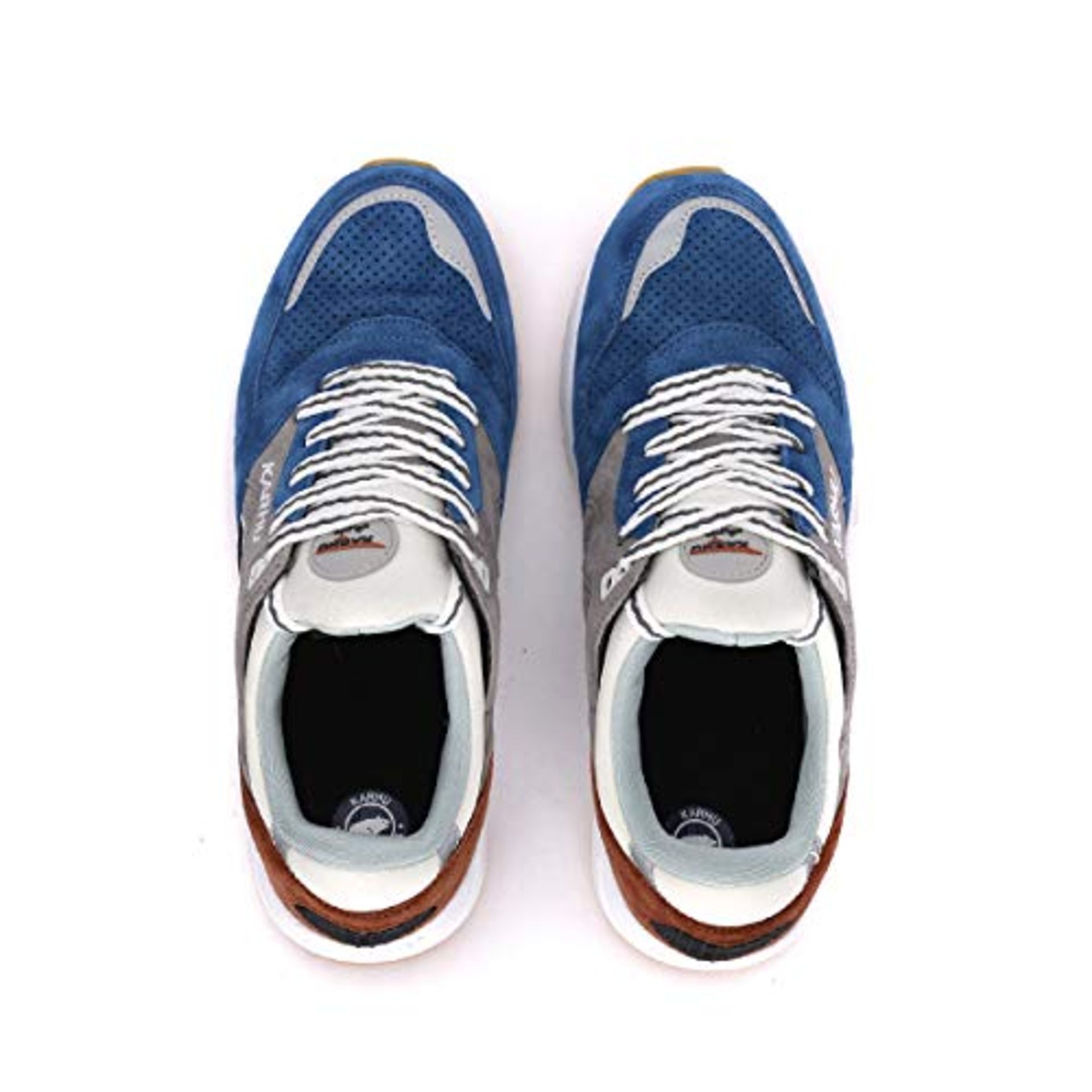 1 x Karhu Aria Ocra Bluette and Grey Suede and Nylon Sneaker Size: 9 UK | EAN: 0842980113765 - Image 4 of 5