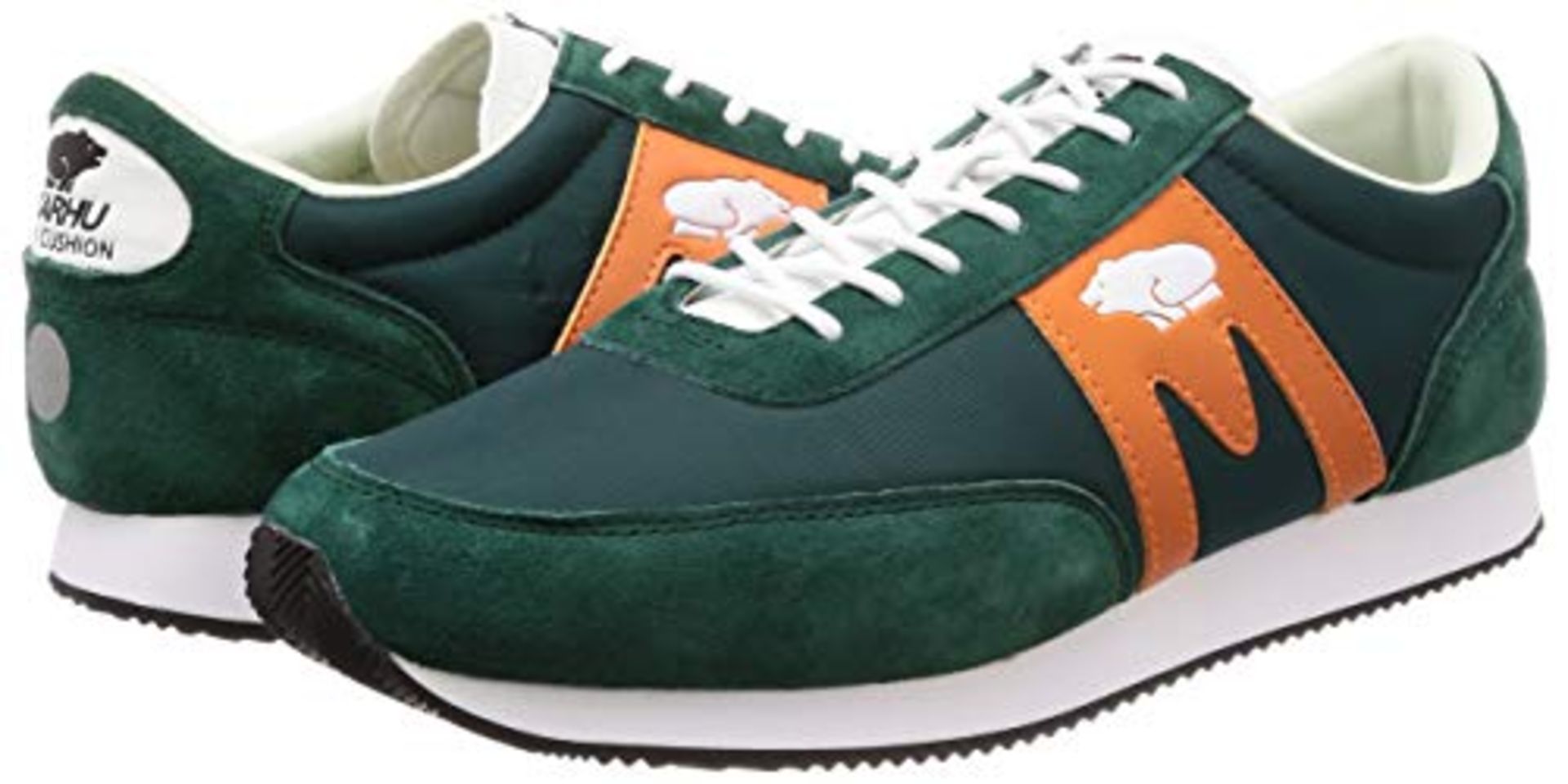 1 x Karhu Men's Trainers Green Verde Arancio Green Size: 8.5 UK 802552 Size: 8.5 UK | EAN: 0842980 - Image 5 of 8