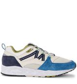 1 x Karhu Men's Sneaker Fusion 2.0 in Pelle E Nylon Bianchi E Suede Blu 8(US) -7(UK) Multicolour Si