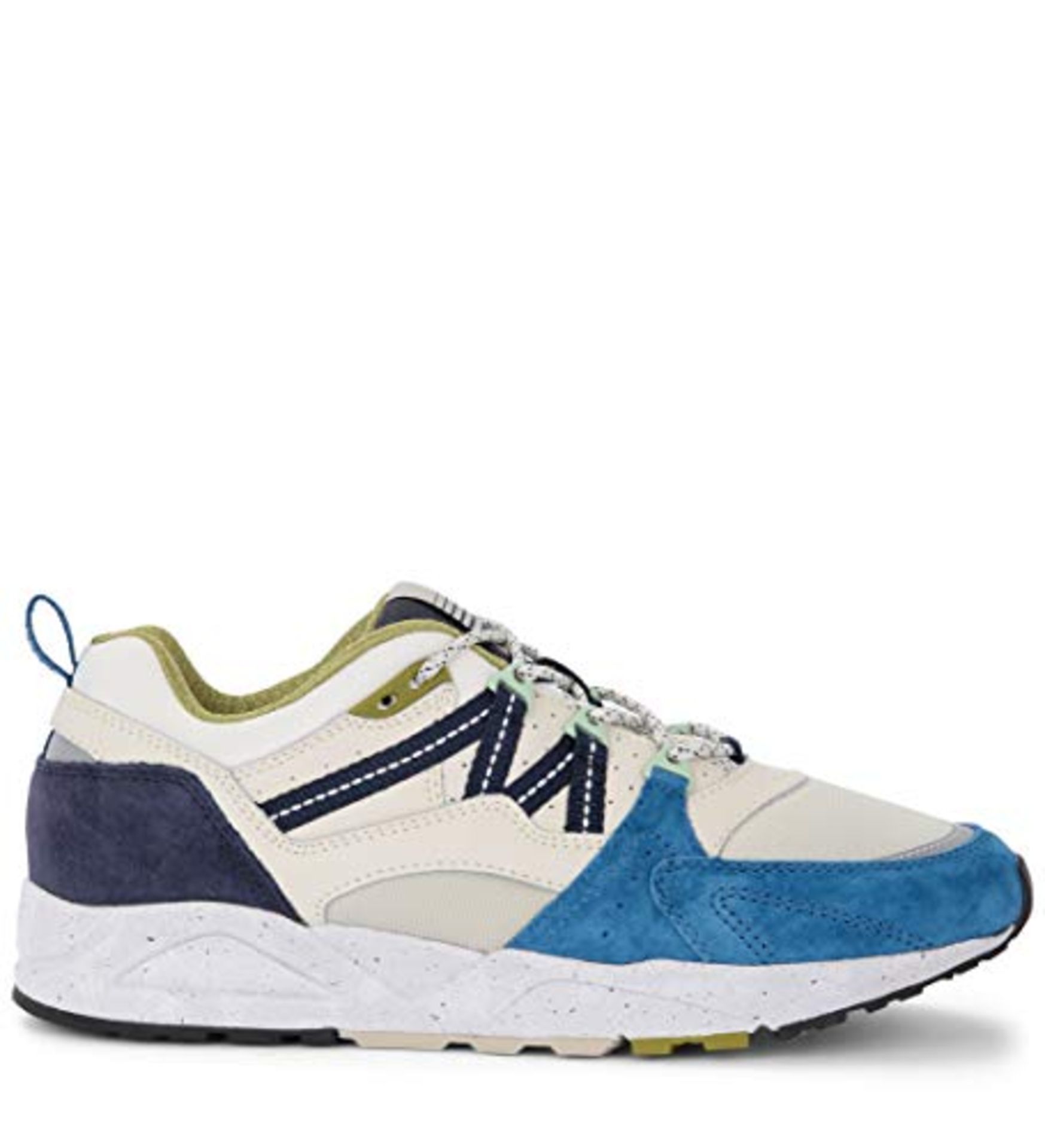 1 x Karhu Men's Sneaker Fusion 2.0 in Pelle E Nylon Bianchi E Suede Blu 9(US) -8(UK) Multicolour | E