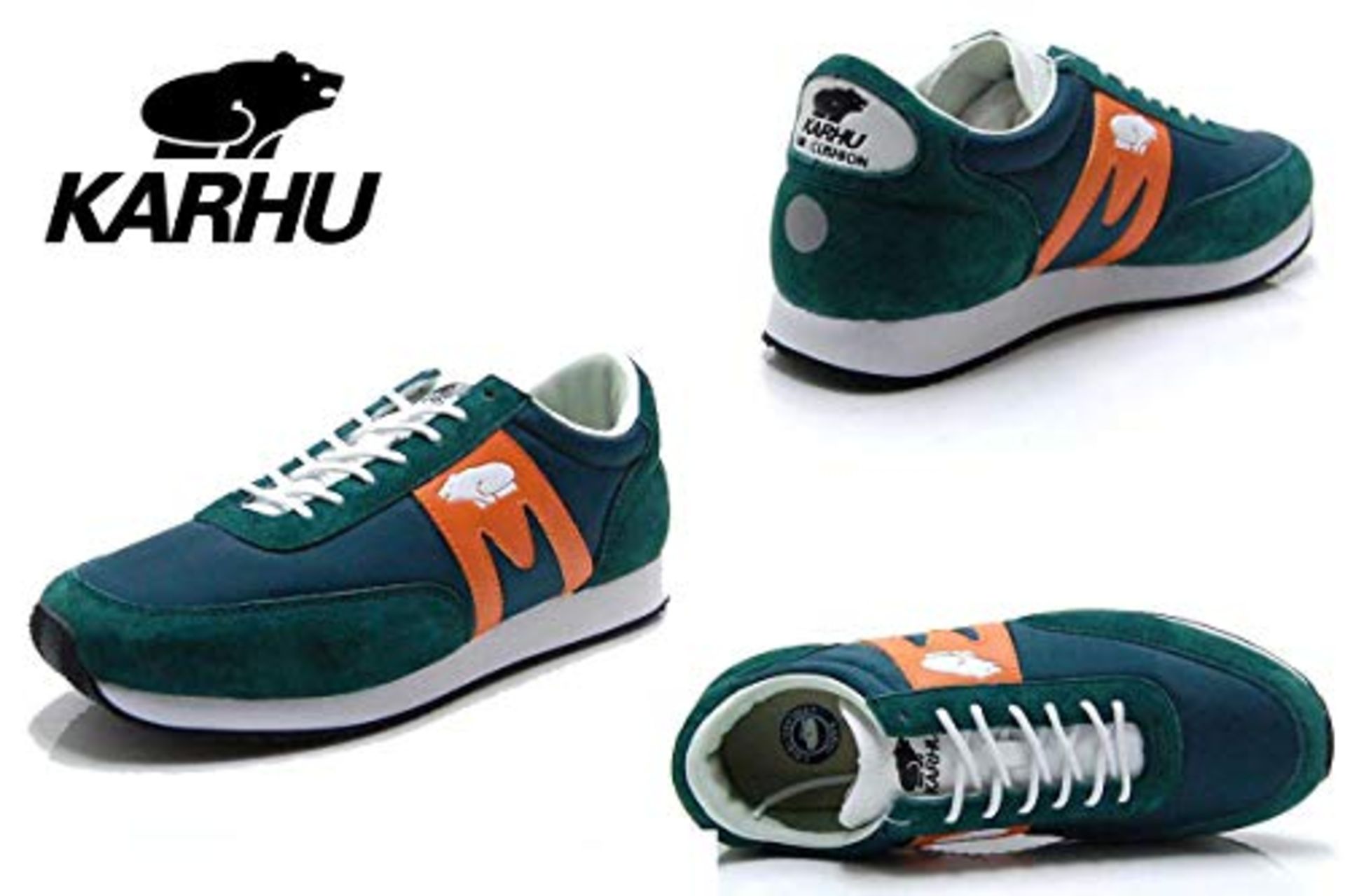 1 x Karhu Men's Trainers Green Verde Arancio Green Size: 11 UK Size: 11 UK | EAN: 0842980110573 - Image 7 of 8