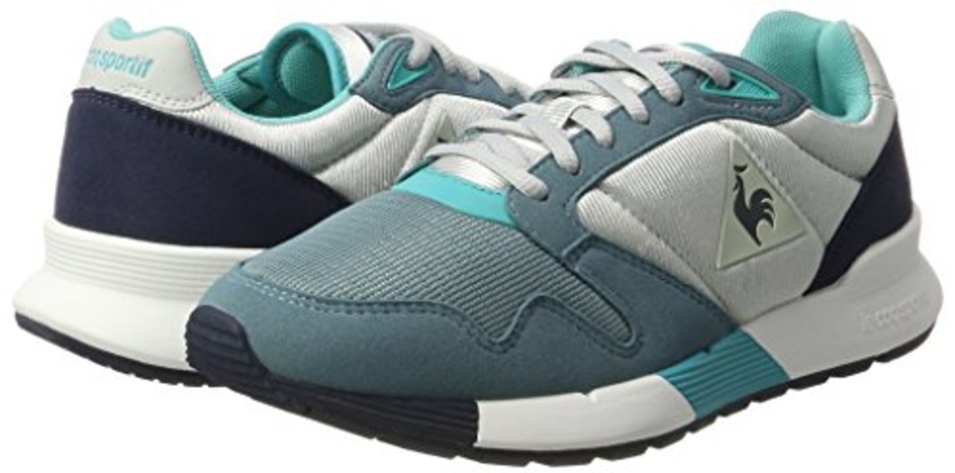 1 x Le Coq Sportif Women's Omega X W MESH Bass Trainers, Grey (galet/Smoke Blue gris), 7 UK 1720383 - Image 5 of 6