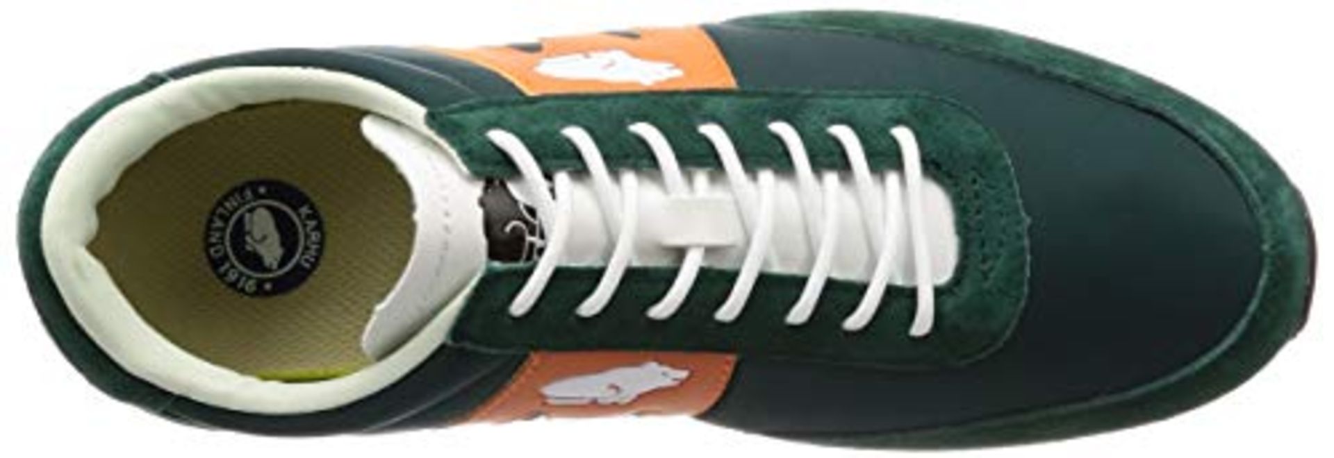 1 x Karhu Men's Trainers Green Verde Arancio Green Size: 8.5 UK 802552 Size: 8.5 UK | EAN: 0842980 - Image 7 of 8