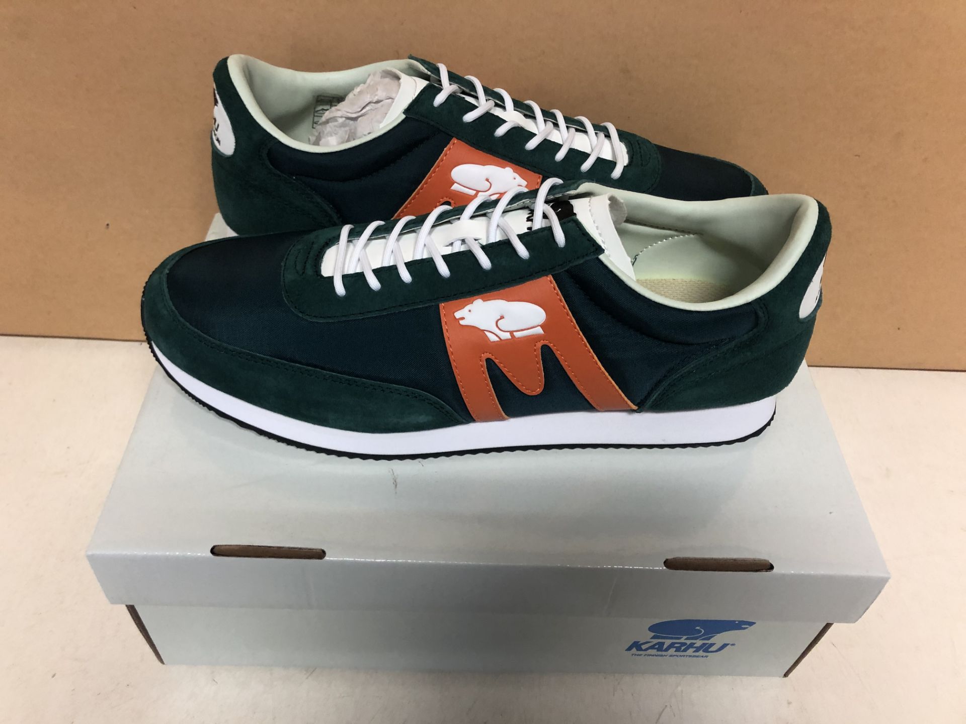 1 x Karhu Men's Trainers Green Verde Arancio Green Size: 11 UK Size: 11 UK | EAN: 0842980110573 - Image 8 of 8