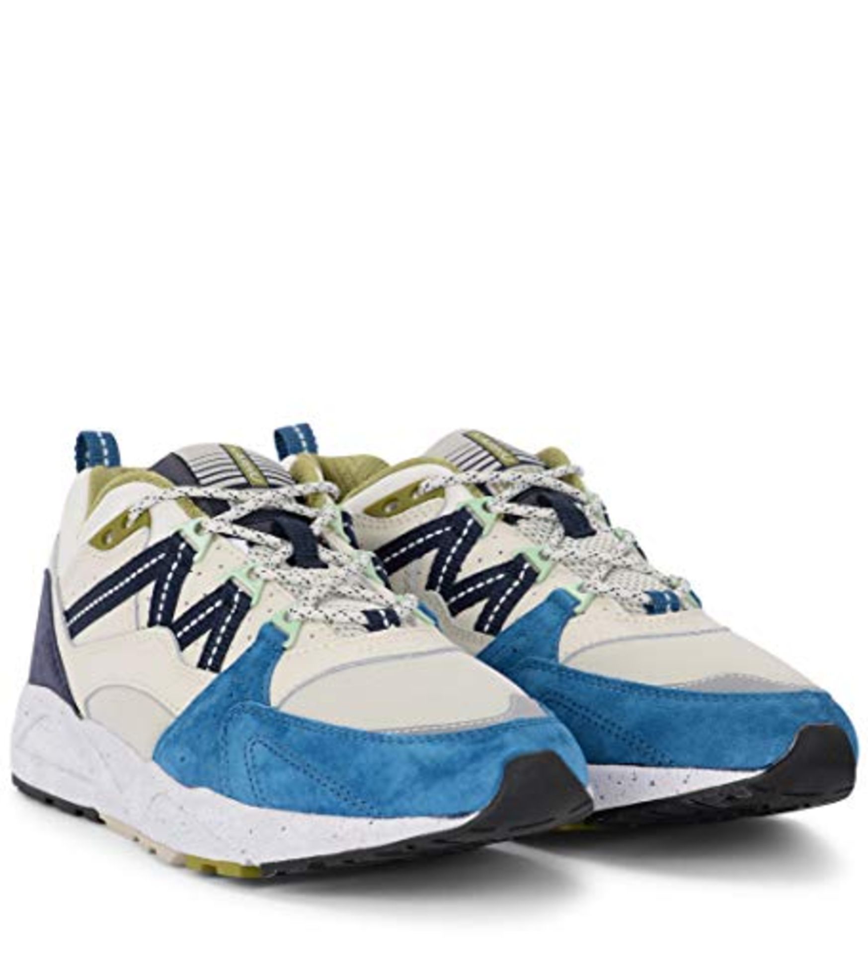 1 x Karhu Men's Sneaker Fusion 2.0 in Pelle E Nylon Bianchi E Suede Blu 8(US) -7(UK) Multicolour Si - Image 2 of 4