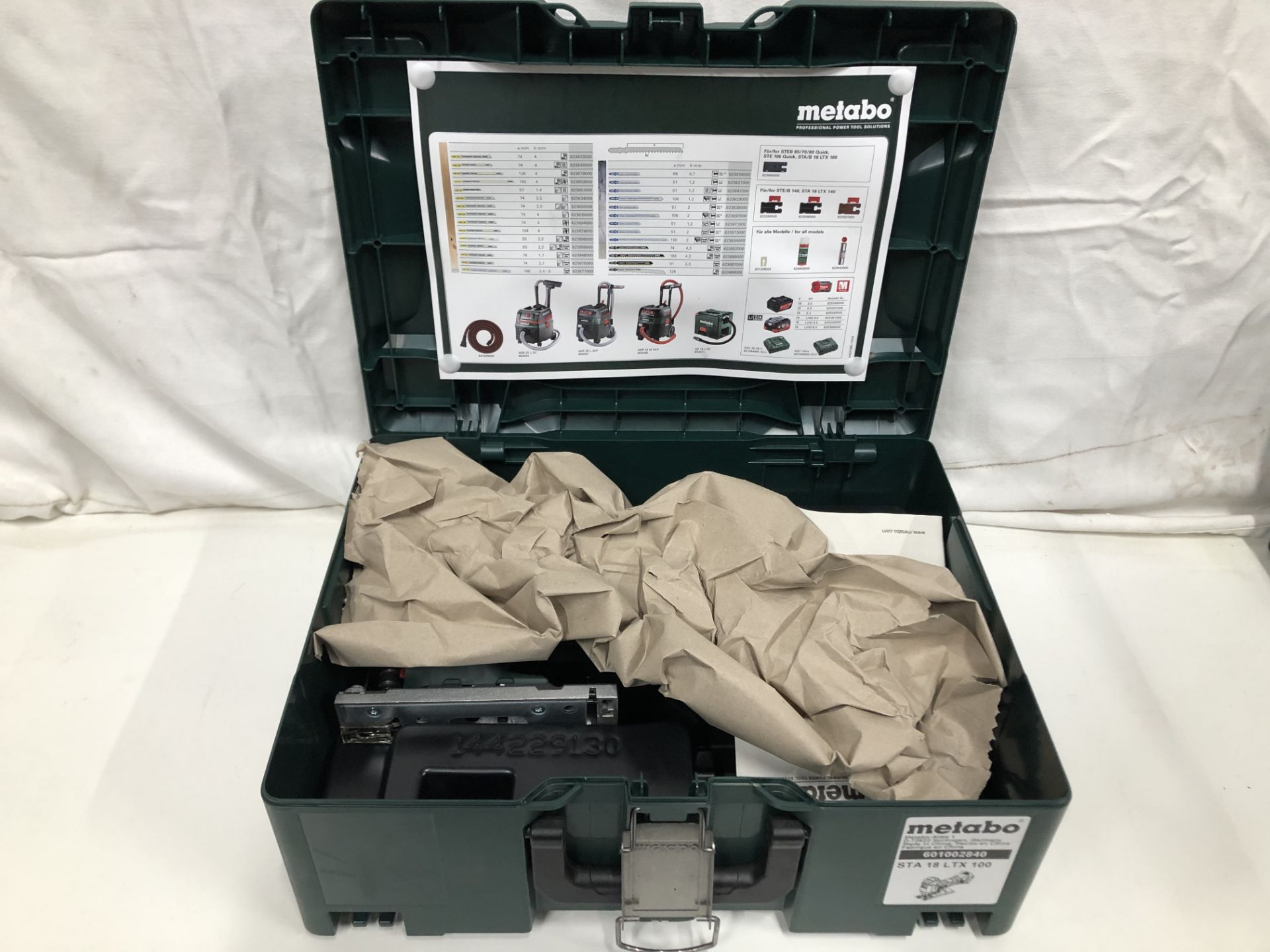 1 x Metabo 601002840 Akku-Stichsäge Without Rechargeable Battery 18V STA 18 LTX 100 - Image 3 of 3