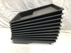 1 x 10 x Paint roller trays|Black | RRP £30