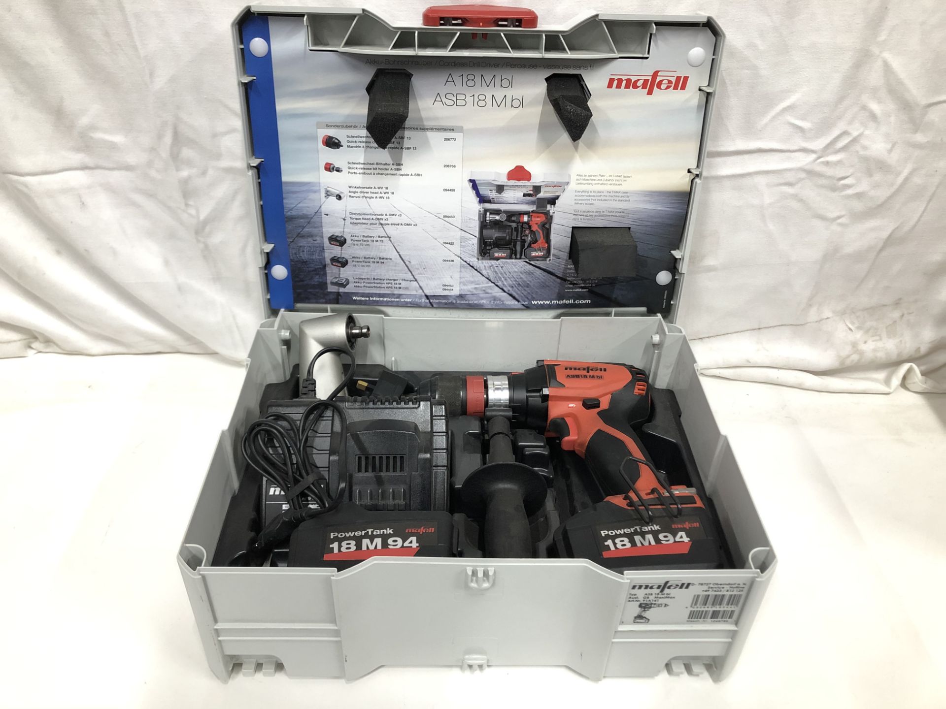 1 x Mafell ASB 18 M bl Maxi 18 Volt Cordless Combi Drill/Driver | EAN: 4032689193441 | RRP £629 - Image 2 of 3