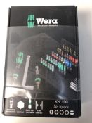 1 x Wera Kraftform Kompakt 100 Screwdriving Service Kit, 52pc 05057460001 4013288179968 | EAN: 40132