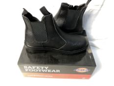 1 x Dickies Men's Dealer S1-P Safety Boots FA23345 Black (Smooth Black) 7 UK, 41 EU | EAN: 502554099