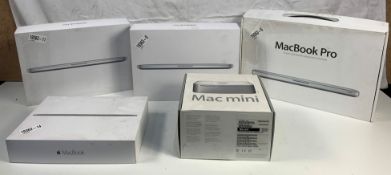 Various Empty Apple Product Cases