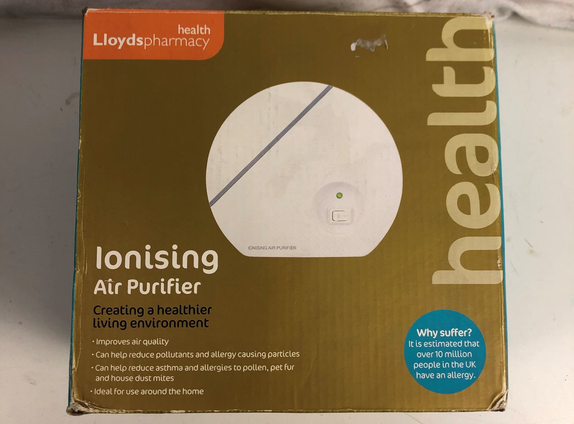 Lloyds Pharmacy Ionising Air Purifier - Image 2 of 2