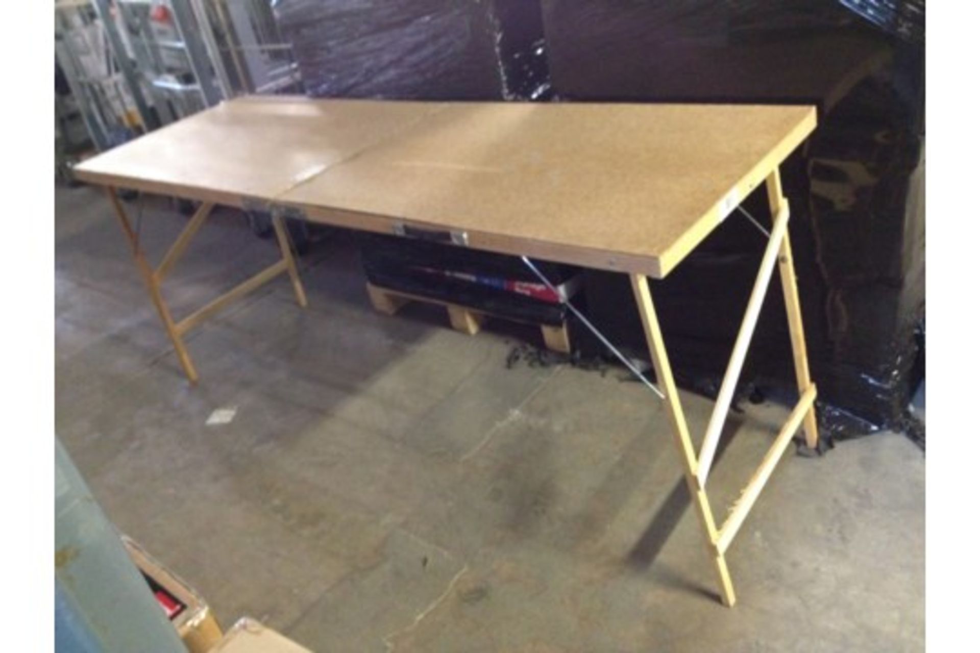 6FT Wooden Pasting Table See Photos - Image 2 of 3