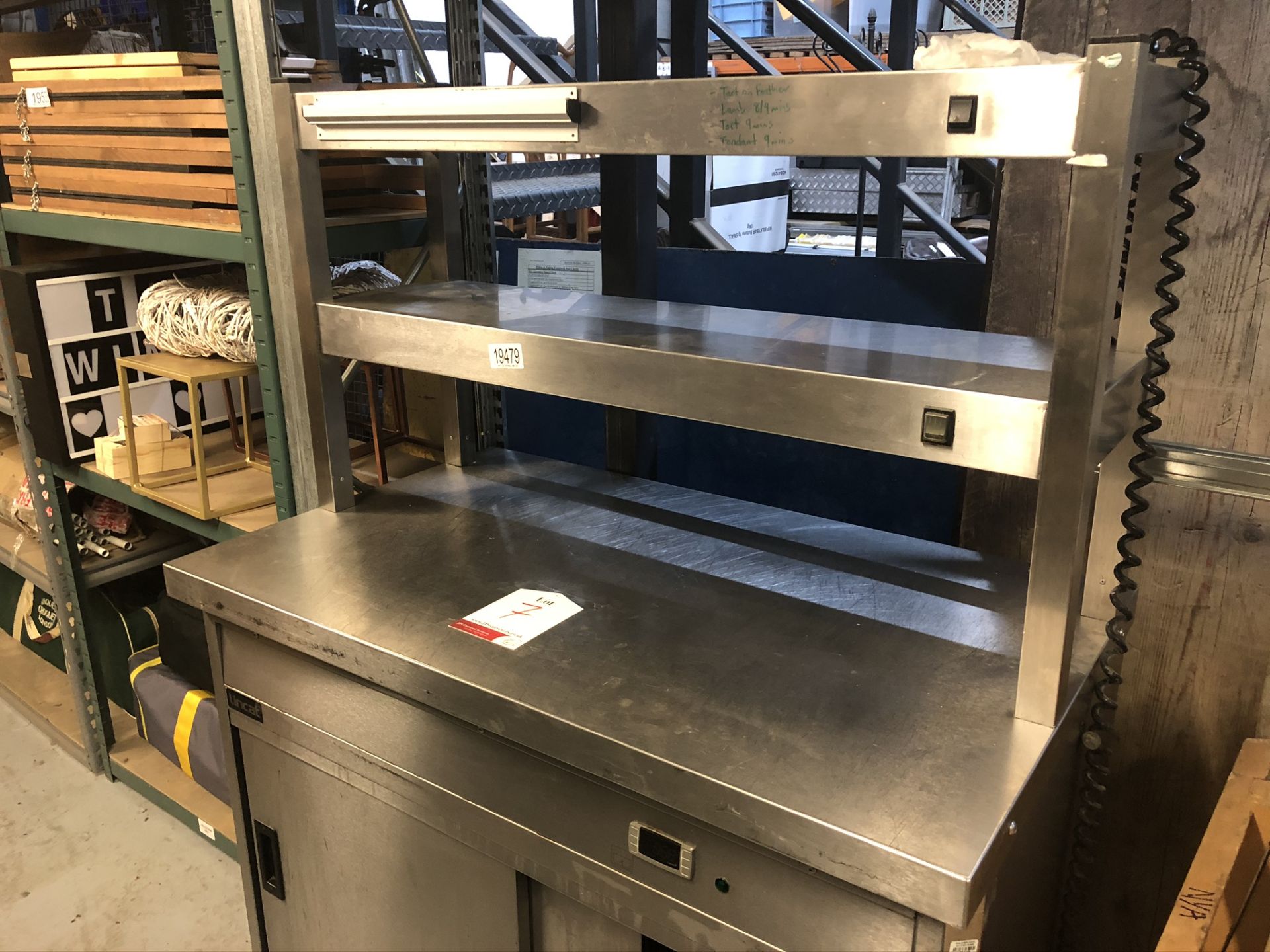 Lincat PS3H2 Panther Hot Cupboard Heated Gantry Unit - Image 6 of 6