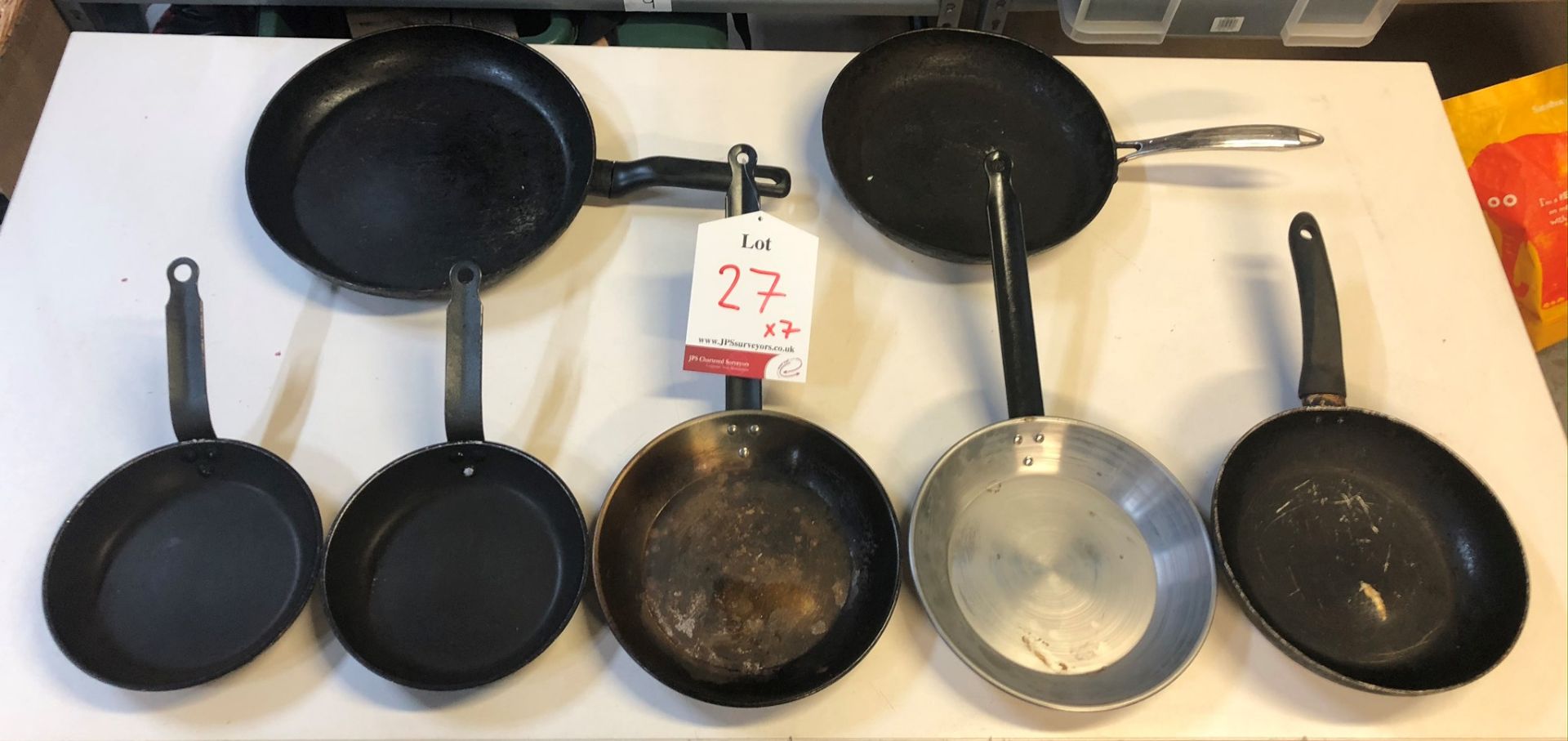 7 x Various Frying Pans as per Photos - Image 2 of 2