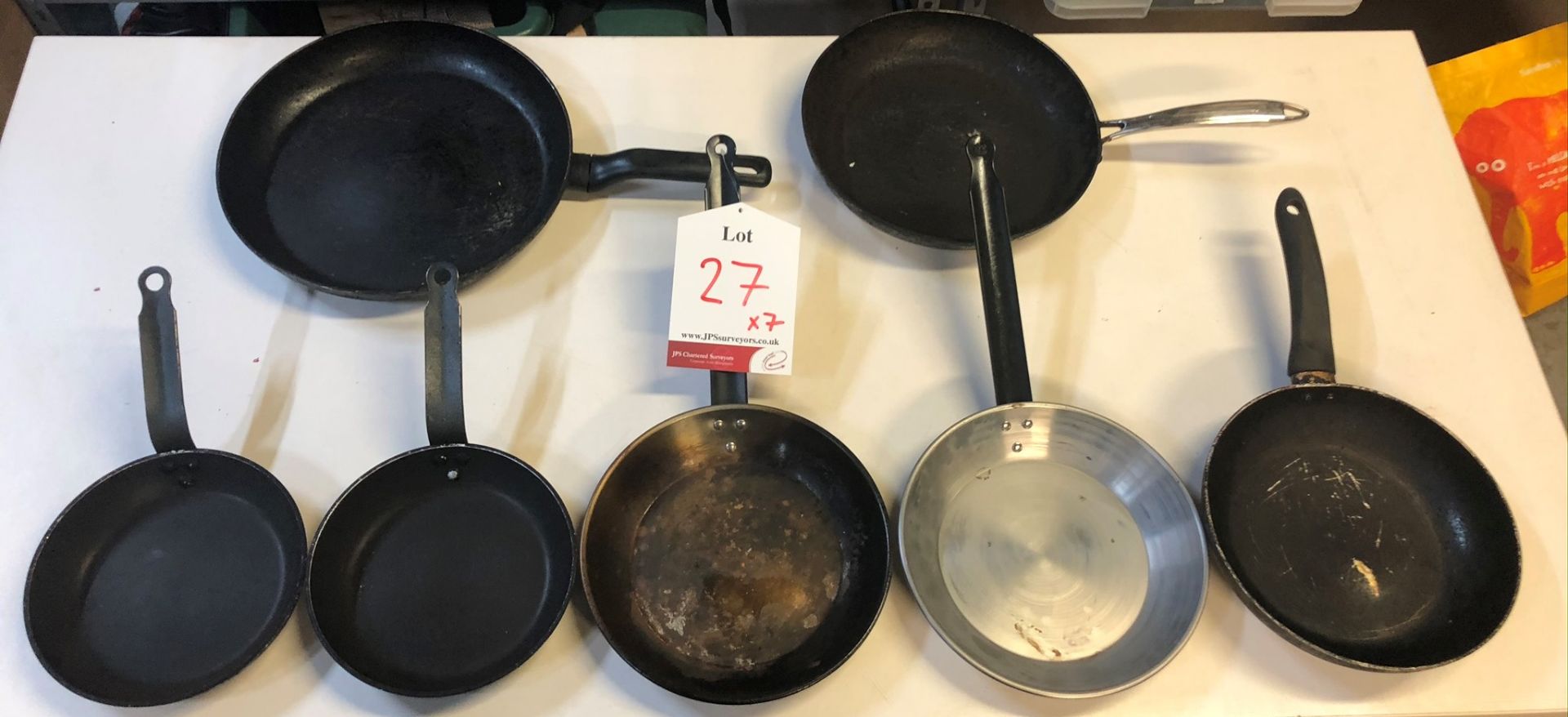 7 x Various Frying Pans as per Photos