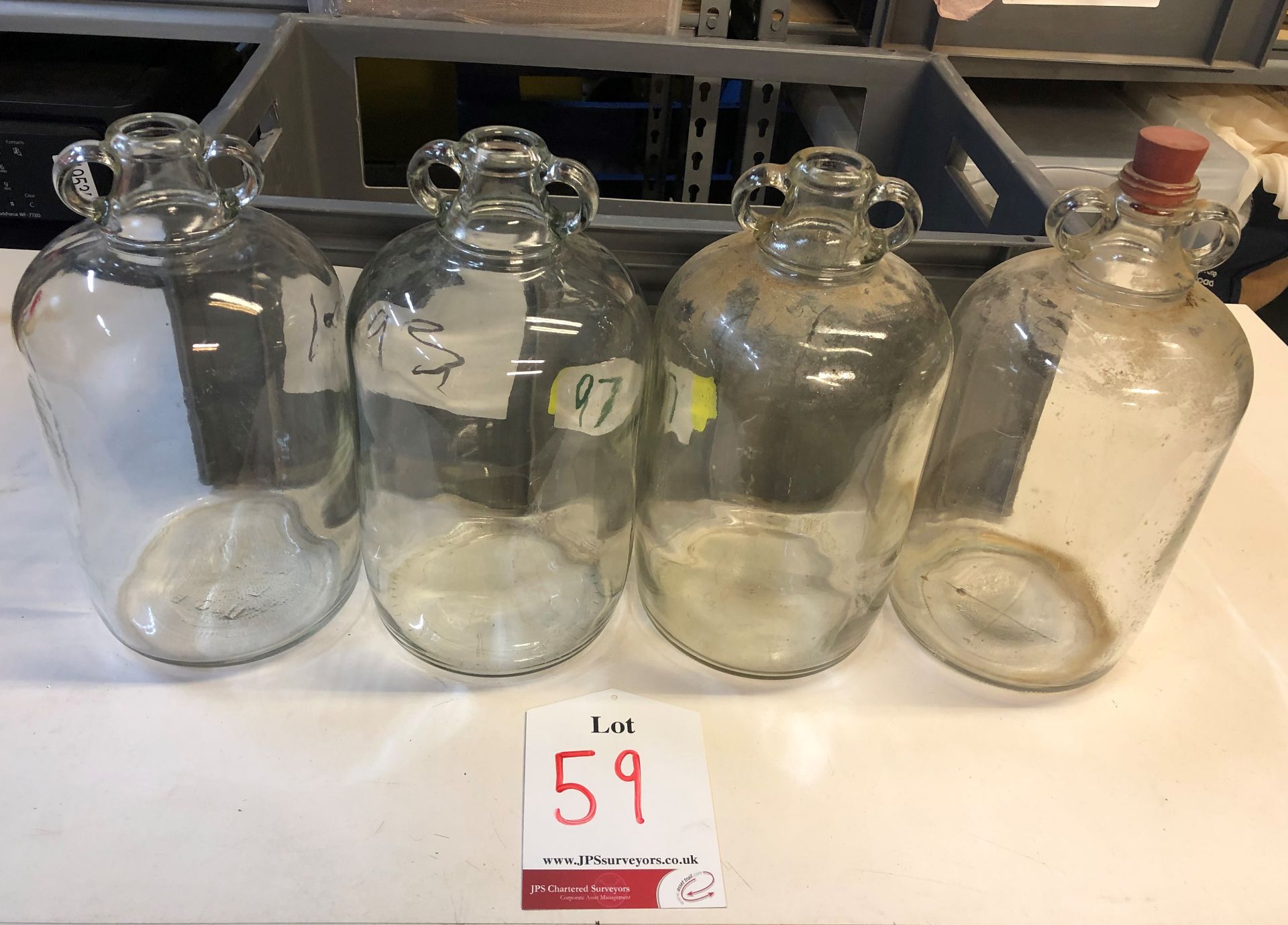 4 x Various Glass Jars