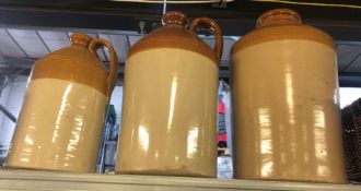 3 x Metal Water Jugs