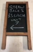 Chalk Display Easel