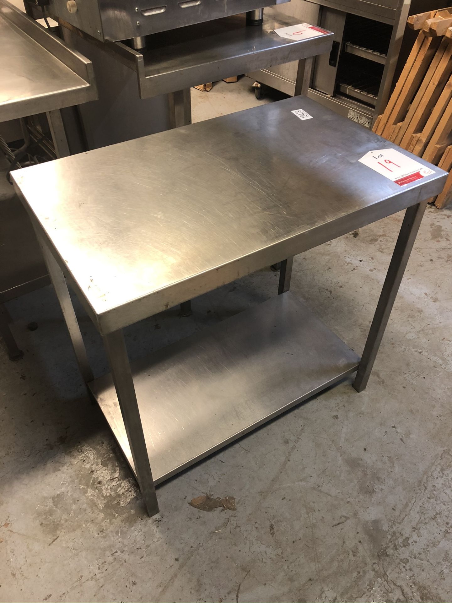 Stainless Steel Preparation Table w/ Undershelf | 80cm x 50cm x 80cm - Image 2 of 2